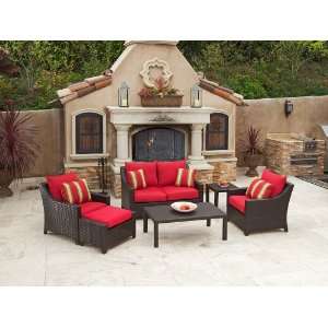  RST Outdoor Cantina Deep Seating Love Seat, Club Chairs 