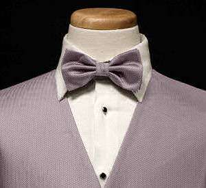 Tuxedo Vest & Tie   Herringbone   Light Pink  