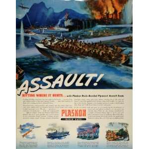   WWII Battleship James Sessions   Original Print Ad: Home & Kitchen