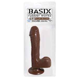  Basix 7.5 Inch Suction Cup Dong, Brown: Health & Personal 