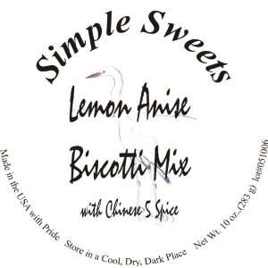 Lemon Anise Biscotti Bagged Grocery & Gourmet Food
