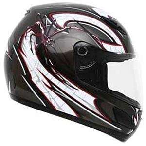  GMax GM48 Bite Helmet   Small/Silver/Black/Red: Automotive