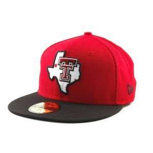  Texas Tech Red Raiders NCAA Two Tone 59FIFTY Hat: Sports 