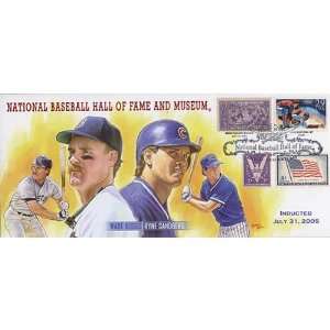   2005 Baseball Hall of Fame Induction Stamp Cachet