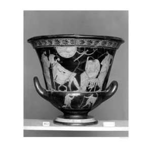  Attic Red Figure Calyx Krater Depicting Ulysses 