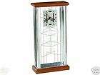 BULOVA Robie House Art Glass Design Clock Frank Lloyd Wright NEW Shelf 