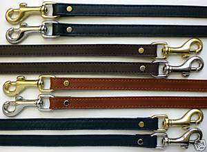   GENUINE LEATHER REPLACEMENT CLIP ON BOLT SNAP SHOULDER BAG STRAP NEW