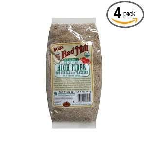 Bobs Red Mill Cereal High Fiber, 20 ounces (Pack of4)  