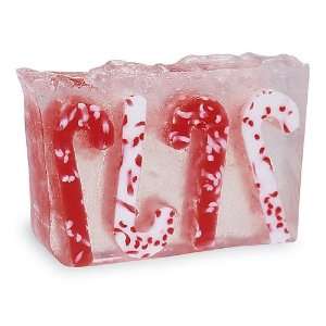   Primal Elements Candy Cane 6.5 Oz. Handmade Glycerin Bar Soap: Beauty