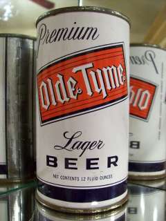 OLDE TYME LAGER MAIER OLD FLAT TOP BEER CAN 109 4 A  