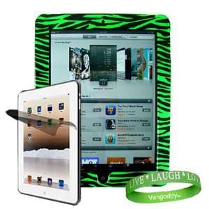   Zebra Animal Print + Custom Cut iPad Screen Protector + Live * Laugh