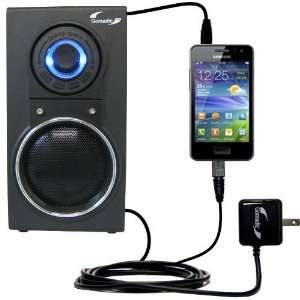   Speaker with Dual charger also charges the Samsung S7250 Electronics