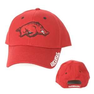 Arkansas Razorbacks Classic Red Adjustable Baseball Hat 