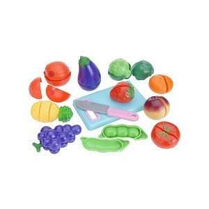   Like Home 28 Piece Fruits and Vegetables Play Food Set: Toys & Games