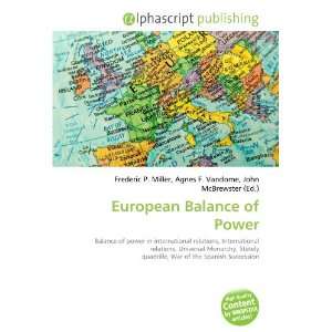  European Balance of Power (9786134163316) Books