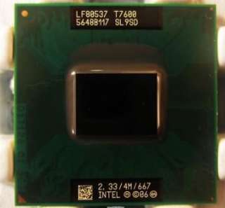 Intel Core 2 Duo SL9SD T7600 CPU Processor 2.33G T7600 SL9SD  