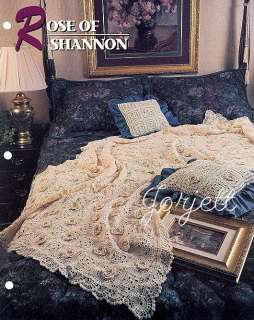 Rose of Shannon Afghans & Pillow, Annies crochet patterns  
