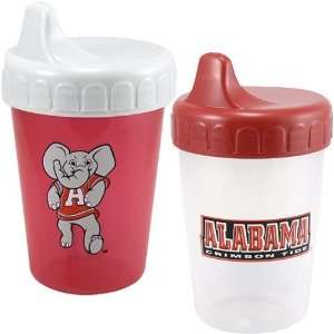  Alabama Crimson Tide 2 Pack Dripless Sippy Cup Sports 