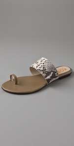 KORS Michael Kors Zen Toe Ring Flat Sandals  