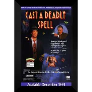  Cast a Deadly Spell 27x40 FRAMED Movie Poster   Style A 