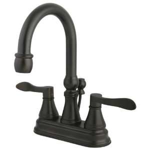   Lavatory Faucet with Brass Pop Up, Oil Rubbed Bronze: Home Improvement