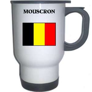 Belgium   MOUSCRON White Stainless Steel Mug