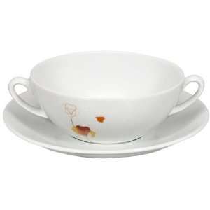    Vista Alegre Papoilas Consomme Cup And Saucer: Home & Kitchen