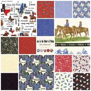 Moda Deep in the Heart of Texas Layer Cake 10 Fabric Squares  