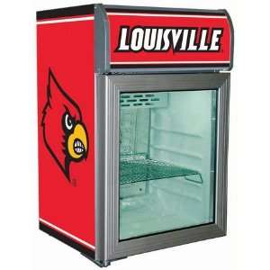   Louisville Cardinals Refrigerated Glass Door Cooler