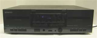 Kenwood Model KX W4080 Dual Stereo Cassette Deck  