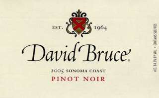 David Bruce Sonoma Coast Pinot Noir 2005 
