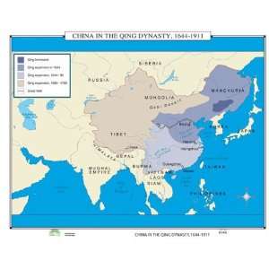  Universal Map World History Wall Maps   China in Qing 