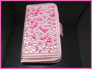 Zebra Bling Flip Hard leather Cover Case for iPhone 3G 3GS Pink  