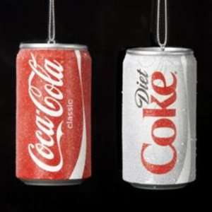  3 Coca Cola Can Blow Mold Ornament Case Pack 144 