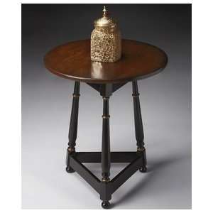  Butler Hand Painted Finish Round Accent Table: Home 