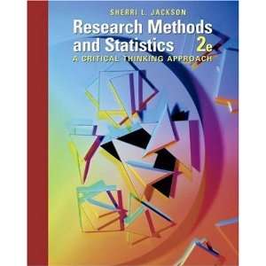  Research Methods &Statistics A Critical Thinking Approach 