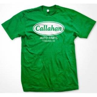  Tommy Boy Callahan Auto Parts Green T shirt Tee: Clothing