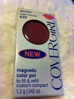   MAGNETIC COLOR POT LIPCOLOR ICED MAUVE style #420 color makeup NEW