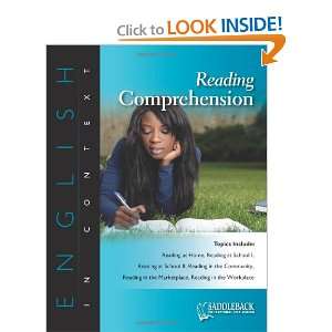   in Context (9781616513955): Saddleback Educational Publishing: Books