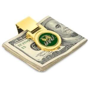  Utah Valley State Wolverines NCAA Gold Money Clip: Sports 