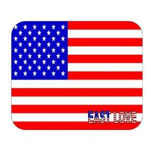  US Flag   East Love, Oklahoma (OK) Mouse Pad: Everything 