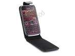 Black Flip PU Leather Pouch Case Cover for NOKIA E72 NEW  