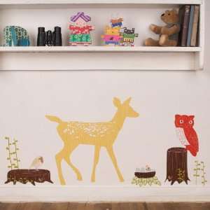  Oh Deer Retro Fabric Wall Decals