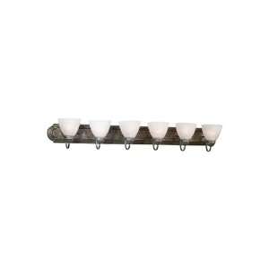  Winchester Wall Sconce 6 Light Aged Silver