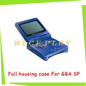 GBA SP Housing CASE Shell For Game Boy Advance BLUE US  