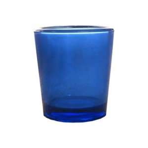  Candle Accessory   Blue Glass Votive Holder
