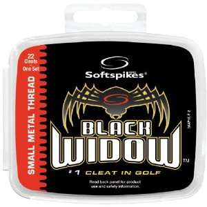 Softspikes Black Widow Classic Cleat Small Metal Thread (22 Count Kit 