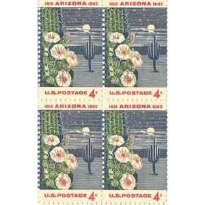 Arizona Giant Saguaro Cactus Set of 4 x 4 Cent US Postage Stamps Scot 