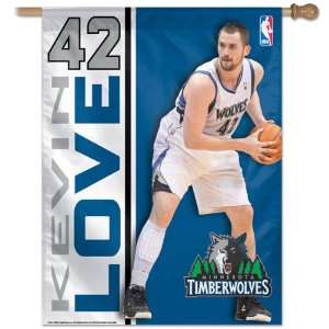  Kevin Love Minnesota Timberwolves Vertical Flag 27x37 