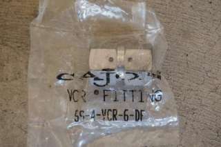 Swagelok 1/4 VCR Face Seal Fitting Cajon SS 4 VCR 6 DF  
